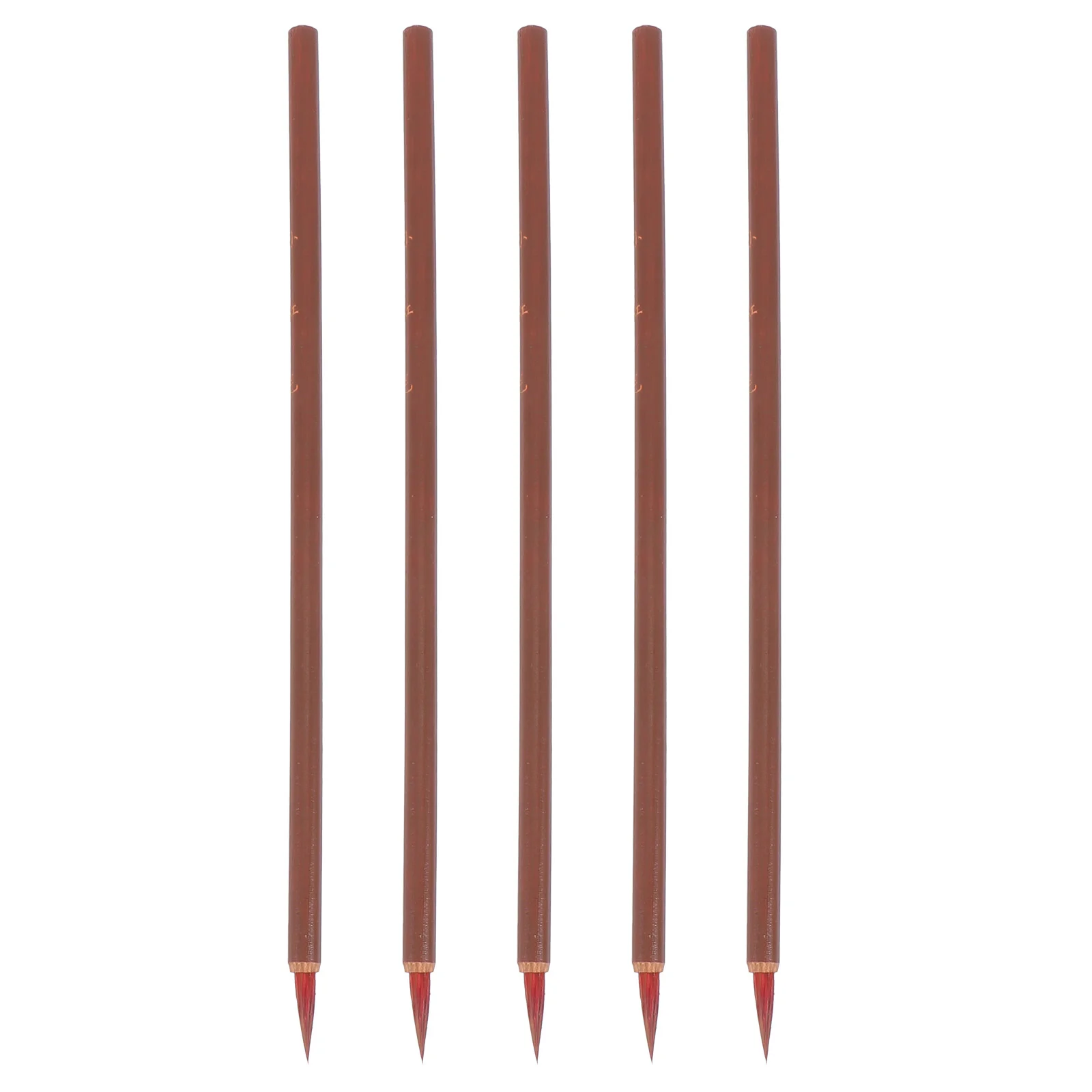 

5Pcs Calligraphy Brushes High Grade Material Non Fading for Watercolor Painting Writing School Supplies Home Office