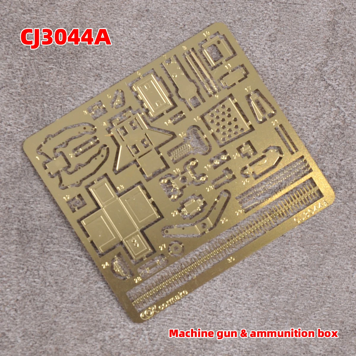 1/35 Fotodetailgetreuer Modellbausatz: Moderne amerikanische Munitionskiste für Sandtisch-Dioramen – Passend für M2 Browning Modifikationsteile – Detail 2