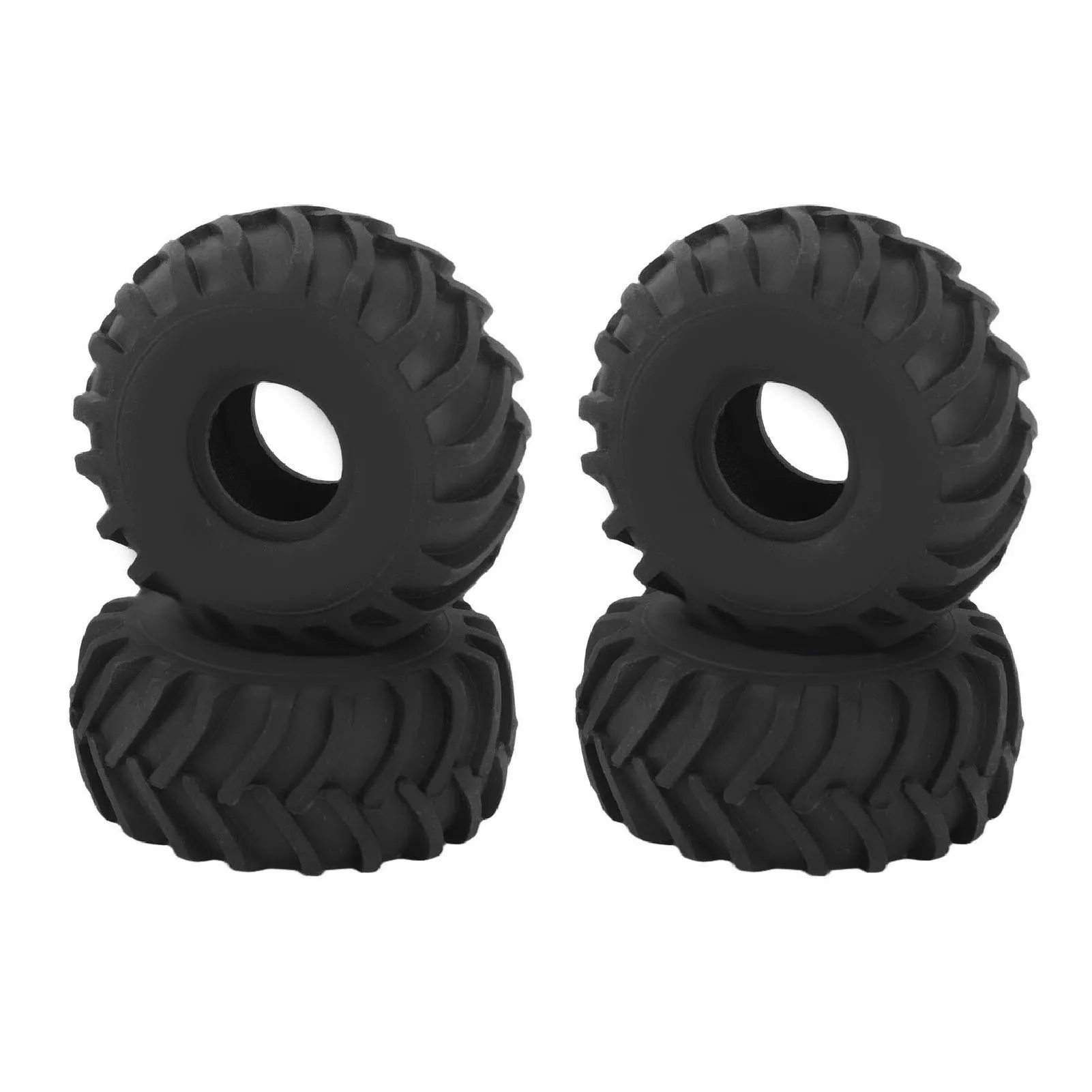 

4Pcs 1inch Wheel Rubber Tires Anti Slip Better Grip RC Rubber Tyre for AXIAL SCX24 1/24 RC Crawler