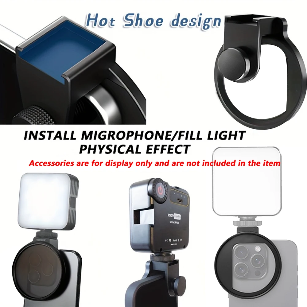 Upgraded 67MM ND CPL Metal Filter Adapter Phone Lens for iPhone 15 14 13 Pro Max Smartphone Stabilizer Photography Accessorie