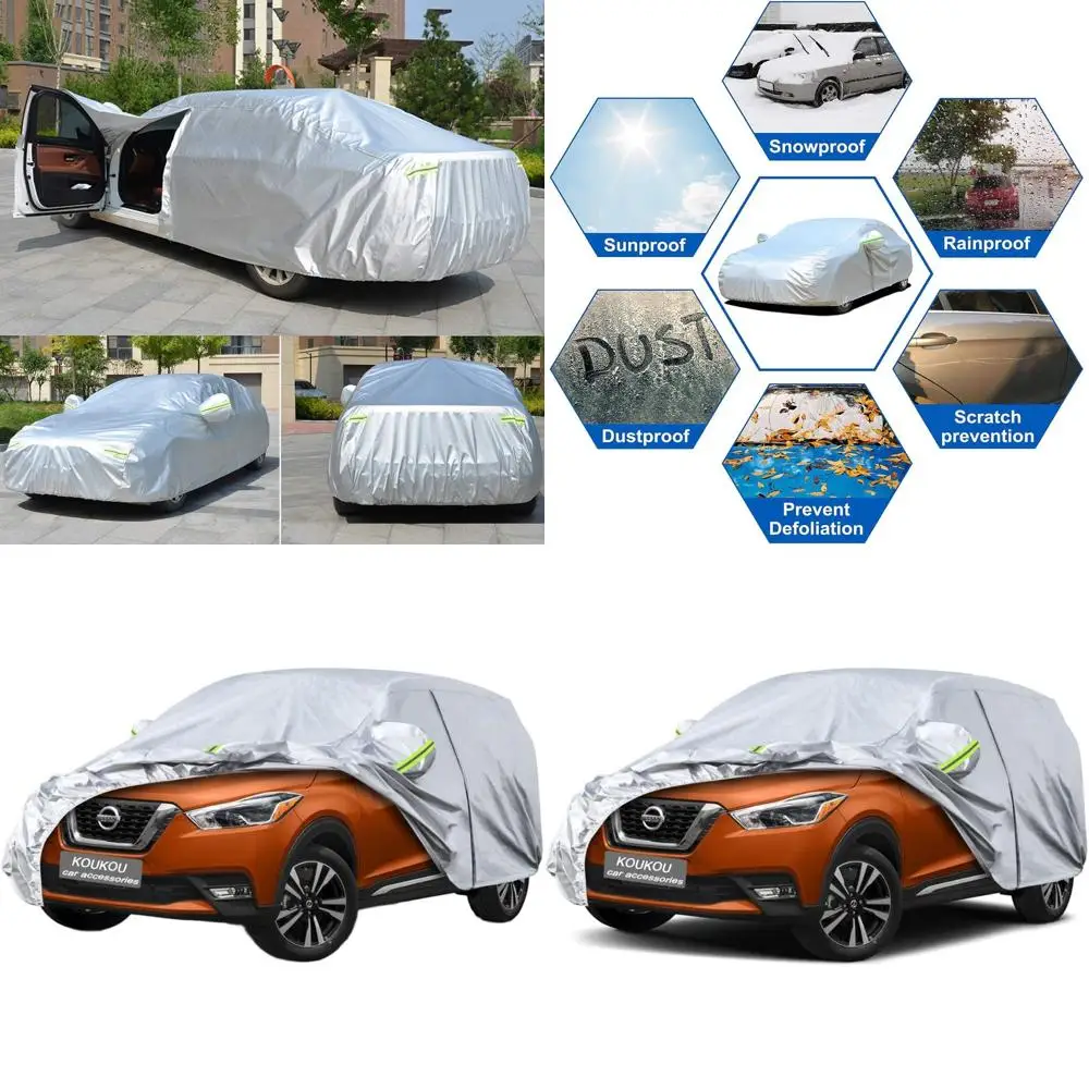 

Универсальный 6-слойный чехол для автомобиля Nissan Kicks 2017-2025, водонепроницаемый, всепогодная защита от солнца, дождя и пыли. Доставка из США