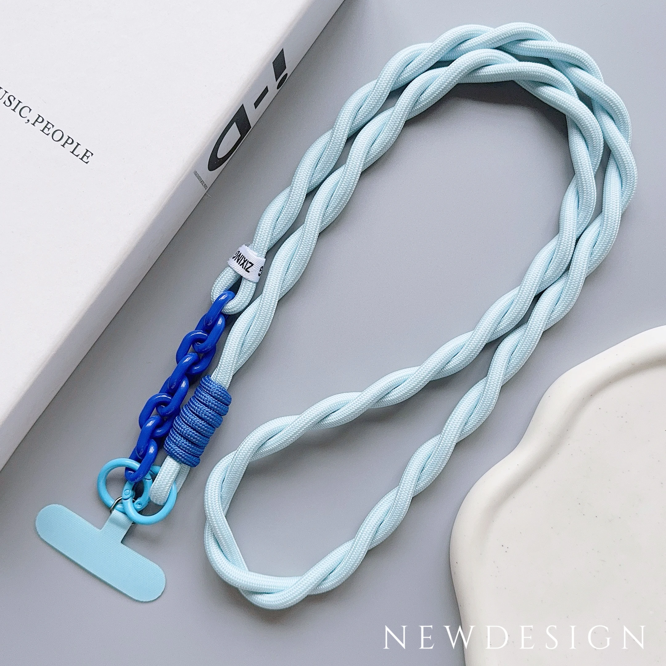 Cute Phone Lanyard, Universal Case Acrylic Crossbody Strap