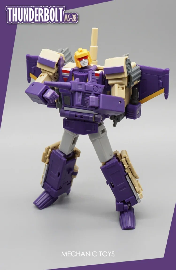 MFT Blitzwing Thunderbolt MS28 MS-28 포켓 액션 로봇 모델 컬렉션 변형 장난감 선물의 미니 변환 피규어