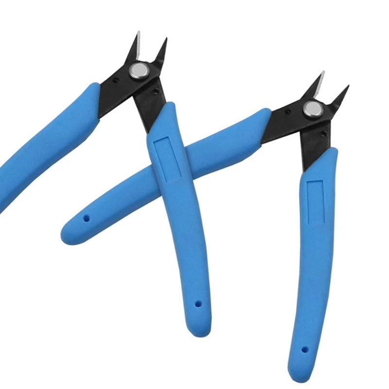 Diagonal Cutting Pliers High Carbon Steel Jaw TPE handle Side Lightweight Cutting Nippers for 3D Printer