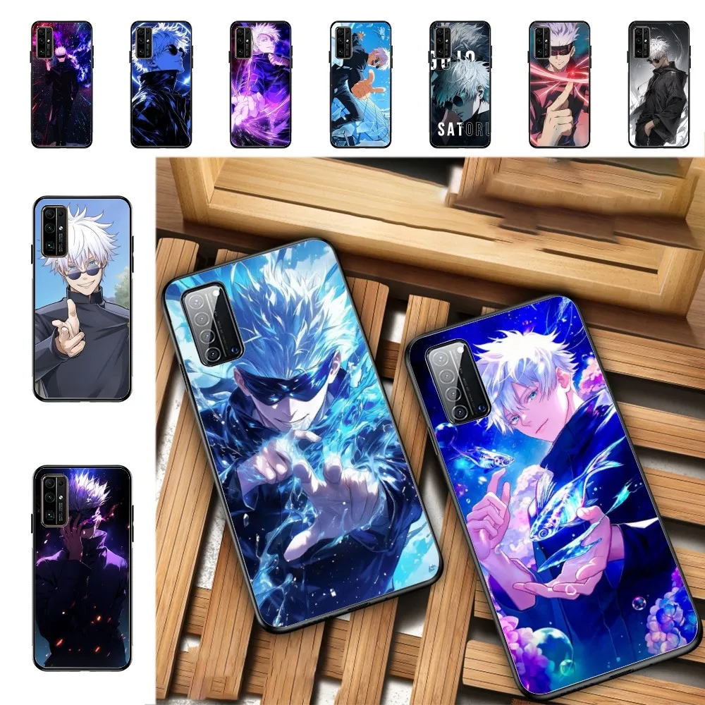 

Cartoon Gojo Satoru Characters Phone Case For Huawei Honor 10 Lite 9 20 7A 9X 30 50 60 70 Pro Plus Soft Silicone Cover