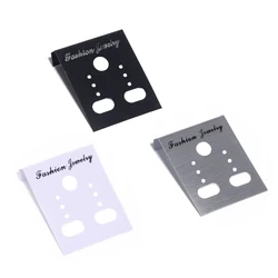 50pcs/lot 3.5x3cm Plastic Earrings Packing Cards Display Card for DIY Jewelry Earring Studs Retail Price Tag Earring Post Holder