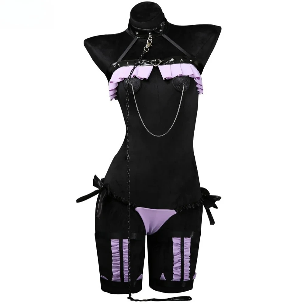 

Женское сексуальное женское белье перед сном, цепочка на соски, пижамы, женское искушение, нижнее белье, эротические костюмы