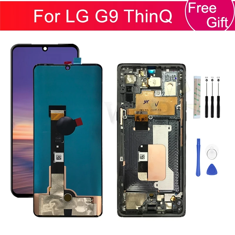 For LG G9 LCD Display Touch Screen Digitizer Assembly For LG Velvet 5G LCD For LG G9 ThinQ Screen LM-G900 Display Replacement