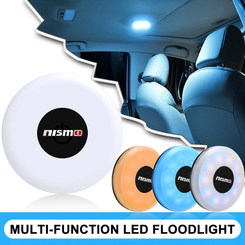 Auto Innen Touch Dome Licht LED Styling Nachtlicht Zubehör für Nismo Nissan Almera Tiida Juke Teana Qashqai 350Z 370Z GTR