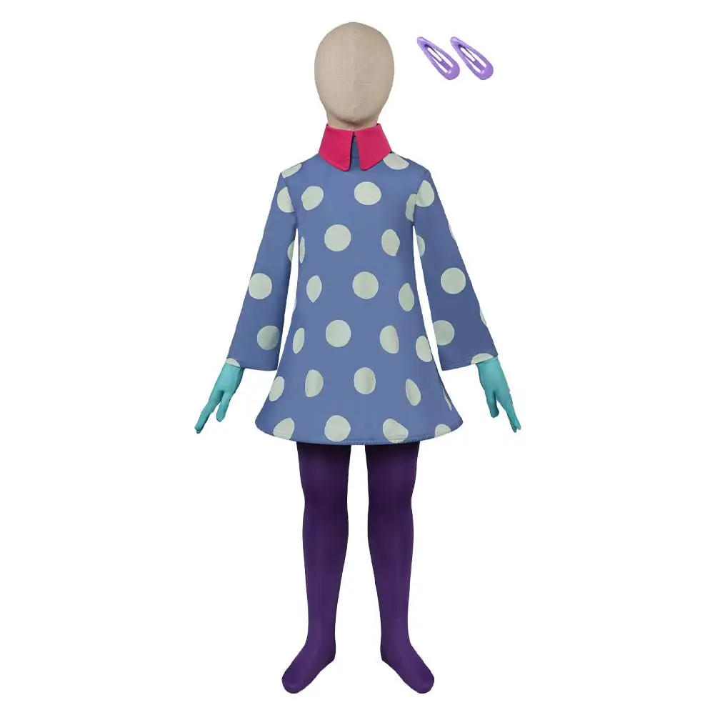 Vestido de Cosplay de película de dibujos animados Envy para niños, disfraz de Roleplay, guantes, trajes, traje de fiesta de Carnaval de Halloween