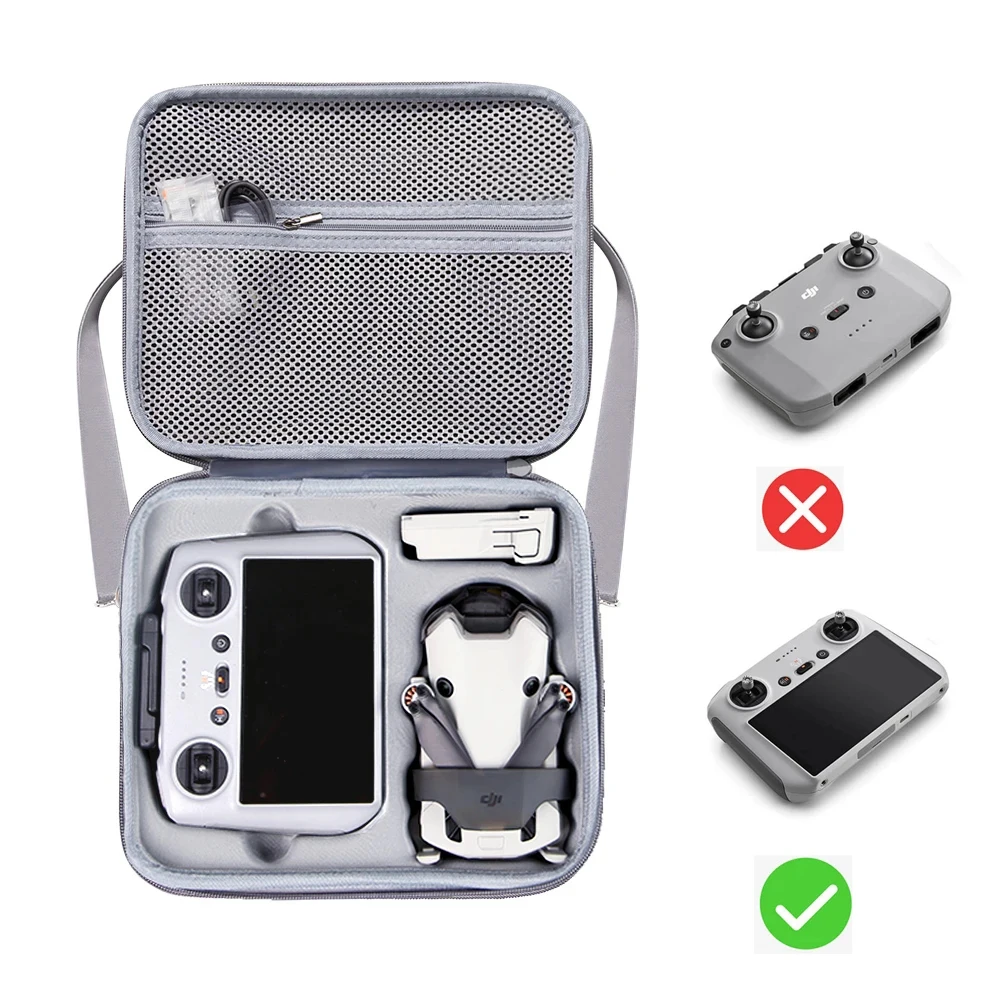 2023 Portable Hard EVA Carrying Case Protective Sotrage Shoulder Bag Box for DJI Mini 4 Pro Remote Battery Accessories