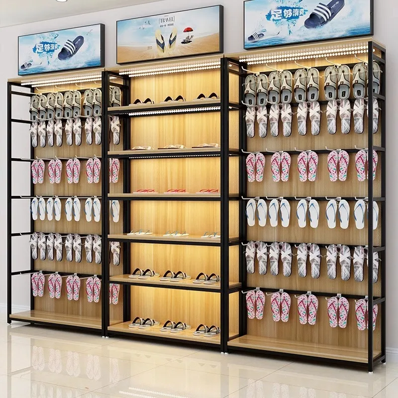 Supermarket shelf display cabinet slippers mobile phones stationery accessories accessories hook racks convenience store snack