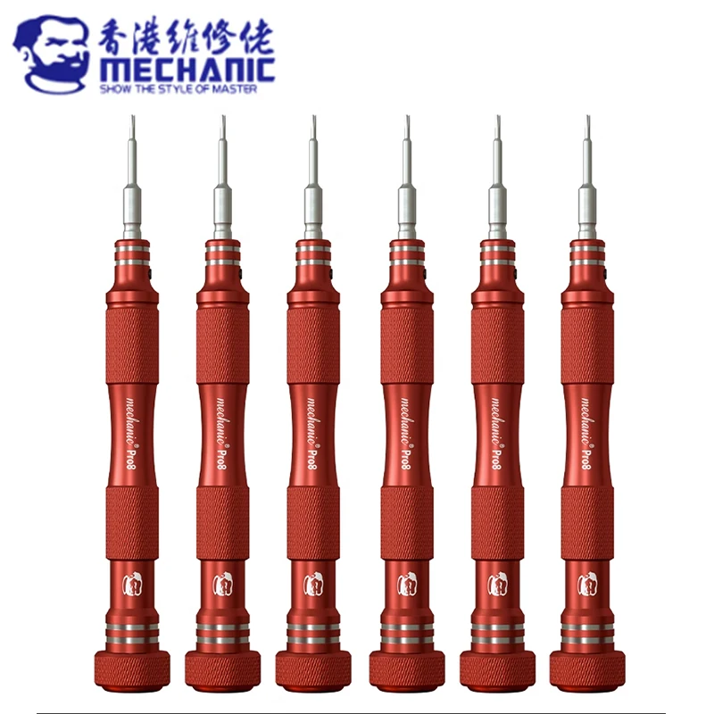 MECHANIC MAX8 Ultra Harded Screwdriver Convex Cross Torx T2 Y0.6 Pentalobe Phillips For Phone Opening Repair Disassembly tool