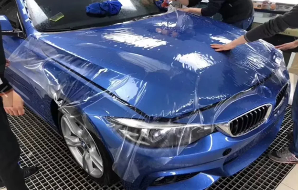 Car PPF 7.5Mil Super Hydrophobic Paint Protection Film High Gloss Invisible Cloth for Car Body Anti Fouling TPU Protective Film