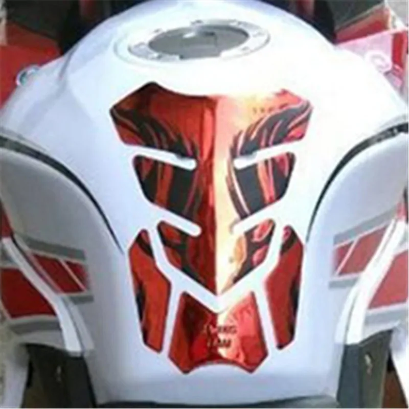 

3D Motorcycle Tankpad Sticker Fishbone Design Oil Gas Protector Cover Flame Decoration Tank Pad Stickers for Motorcycle Accessor