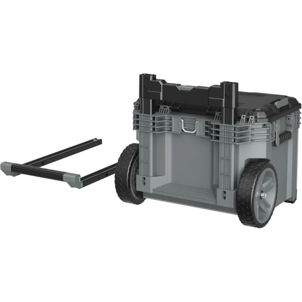 Flex Stack Pack Standard 531461 Transport Case Set Made of Impact-Resistant Plastic, with Quick Connect Fasteners, Tool Case