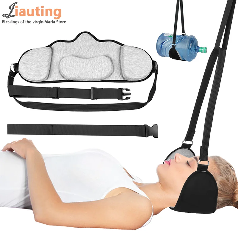 Hammock With Stand For Neck Traction Massager Cervicales Stretcher To Reduce Neck Pain Relief Relaxation With Free Eye Mask