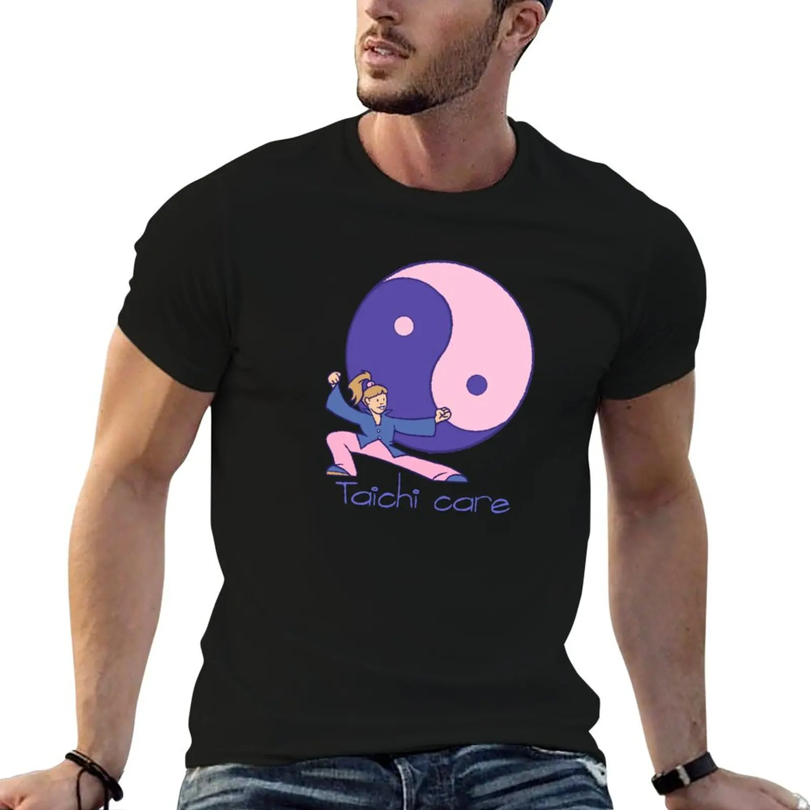 

Tai Chi Care Dragon YinYang 02 T-Shirt t shirts designer cotton t shirts man 100% man t shirts cotton T-Shirt
