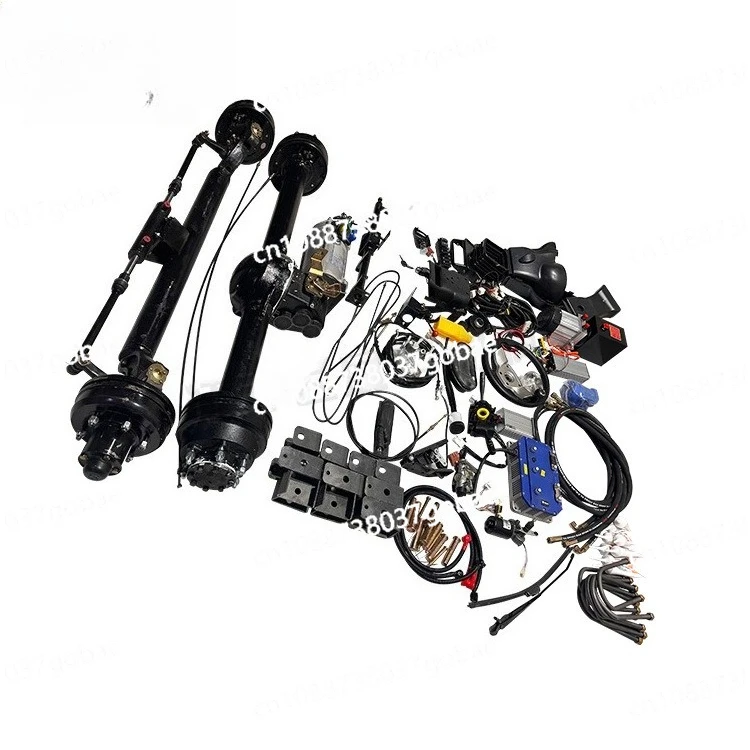 

High-power Heavy-duty Electric Variable Gear Drive Steering Axle Four-wheel Truck Full Set of Accessories