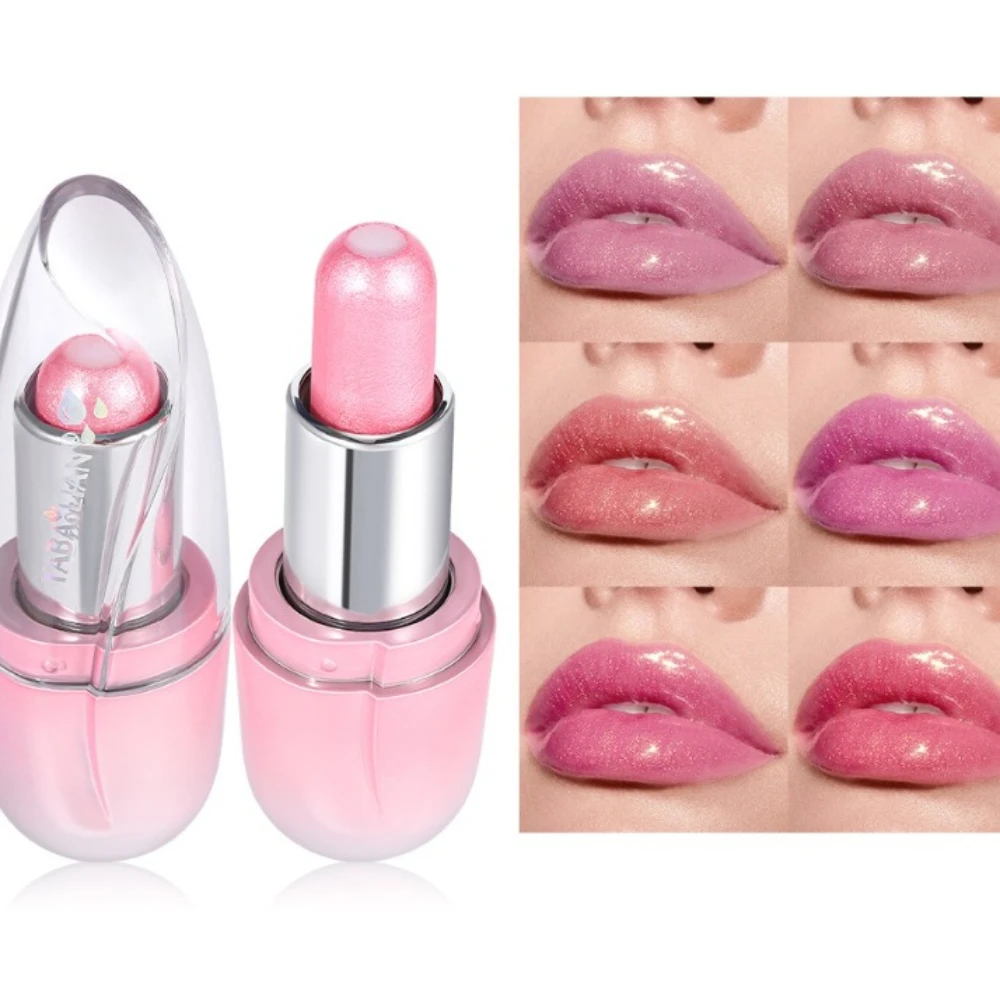 Miroirs nacrés gelée rouges à lèvres longue durée mat velours brillant Sandwich rouge à lèvres baume maquillage cosmétiques 6 couleurs imperméable