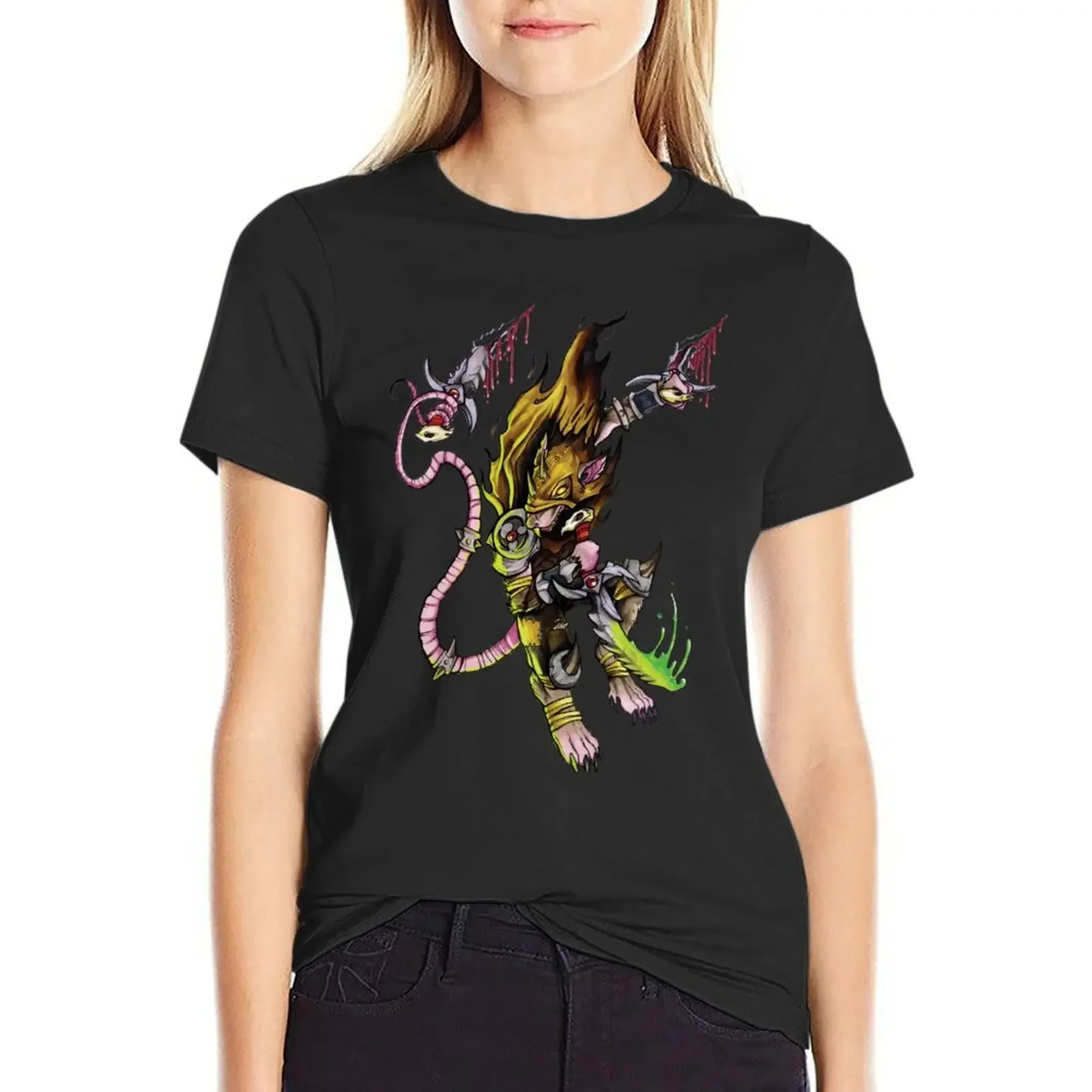 

STAB-STAB! T-Shirt funny customs design your own Blouse heavyweights plus size t shirts for Women loose fit