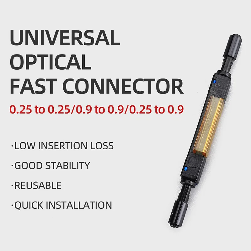 5Pcs L925B Fiber Optic Quick Connector Optical Fiber Mechanical Splice for Drop Cable Cold Connector