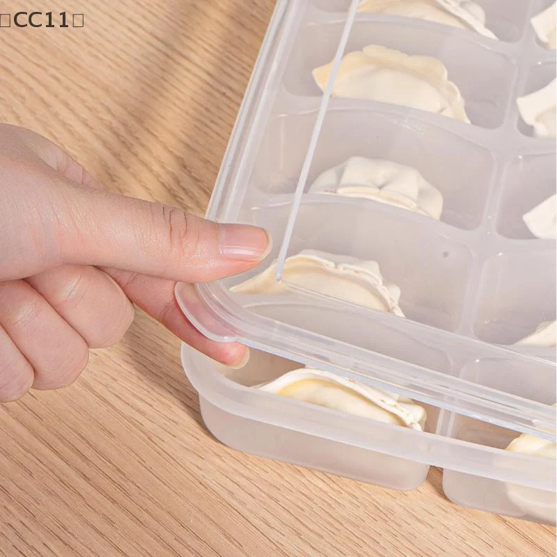 [-CC11] 15/21 صندوق تخزين المطبخ الشبكي منظم الثلاجة شفافة حاويات الطعام القابلة لإعادة الاستخدام صينية لزلابية ونتون