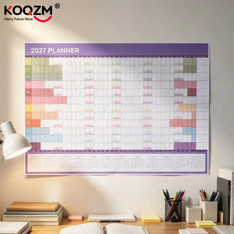 2027 Wall Hanging Calendar Annual Planner To Do List Schedule Calendar Planner Sheet Memo Pad Agenda Organizer