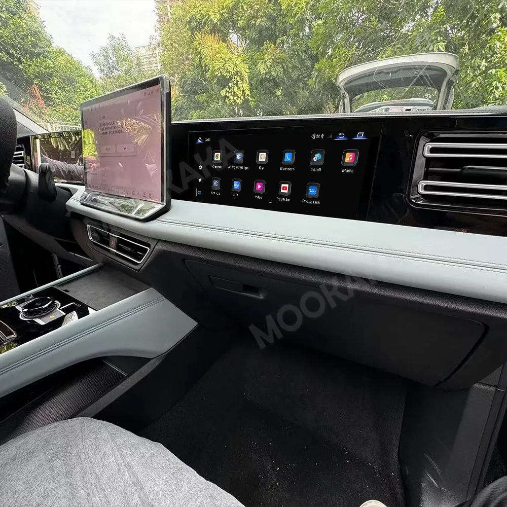 Für Volkswagen Tiguan L 2024 Beifahrer-Unterhaltungsbildschirm Android 13 Touchscreen Auto-Multimedia-Player Beifahrer-LCD-Display