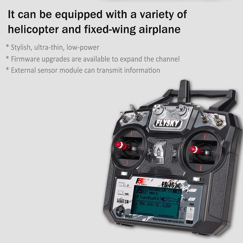 FLYSKY FS-i6X 10CH 2.4G RC送信機とiA6BA8SiA10B受信機は、多くの固定
