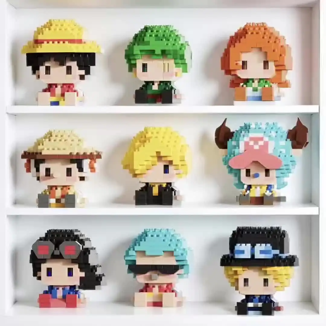 ONE PIECE Anime Micro Bricks Building Blocks, Sun God Nika Luffy