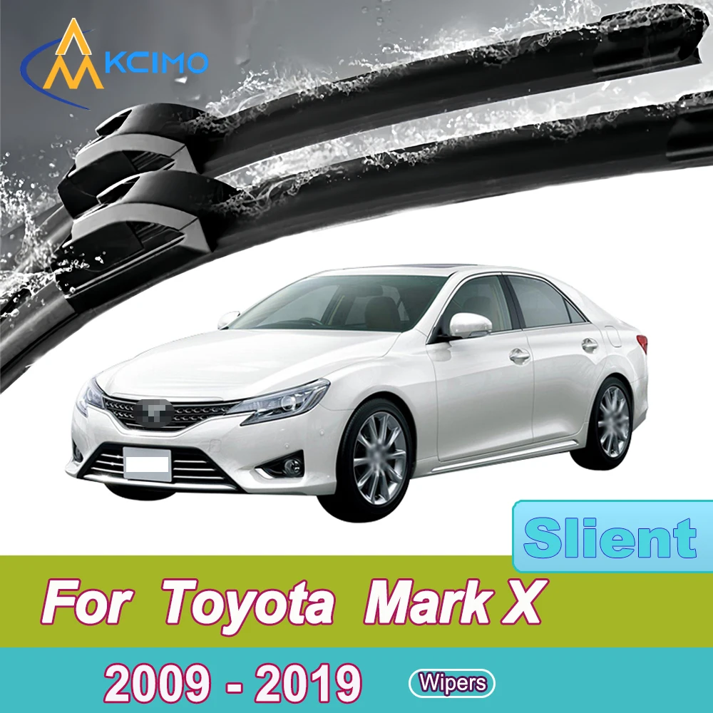 

Silent Beam Wiper Blades For Toyota Mark X X130 2009-2019 Noise-Free Windshield Wipers High-Performance