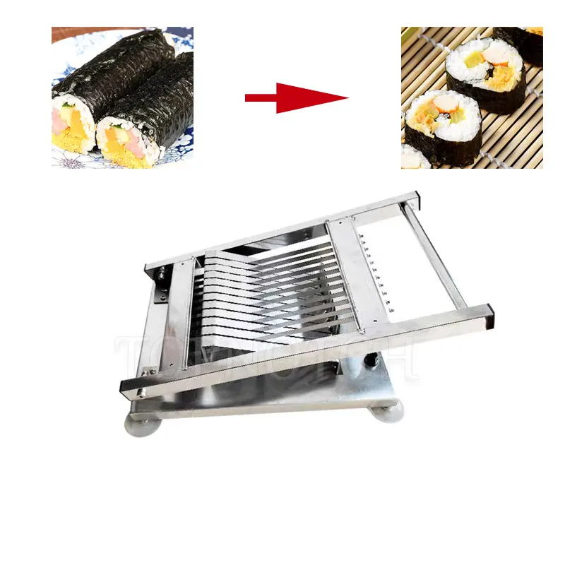 Cheese Butter Block Sausage Tofu Cutter Slicer Manual Sushi Roll Cutting Machine