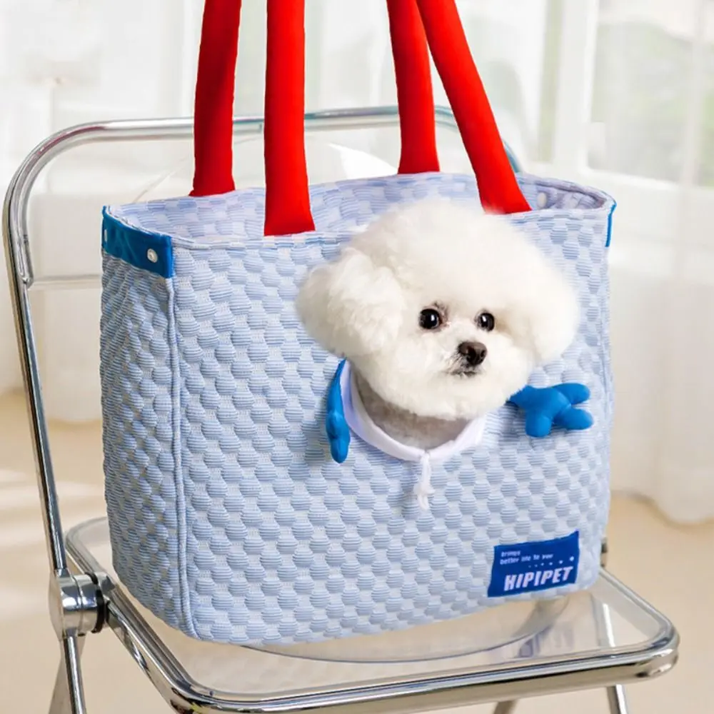 

Summer Coolness Puppy Shoulder Handbag Breathable Anti-Escape Cat Carrying Bag Cute Comfortable Pet Travel Bags For Outdoor