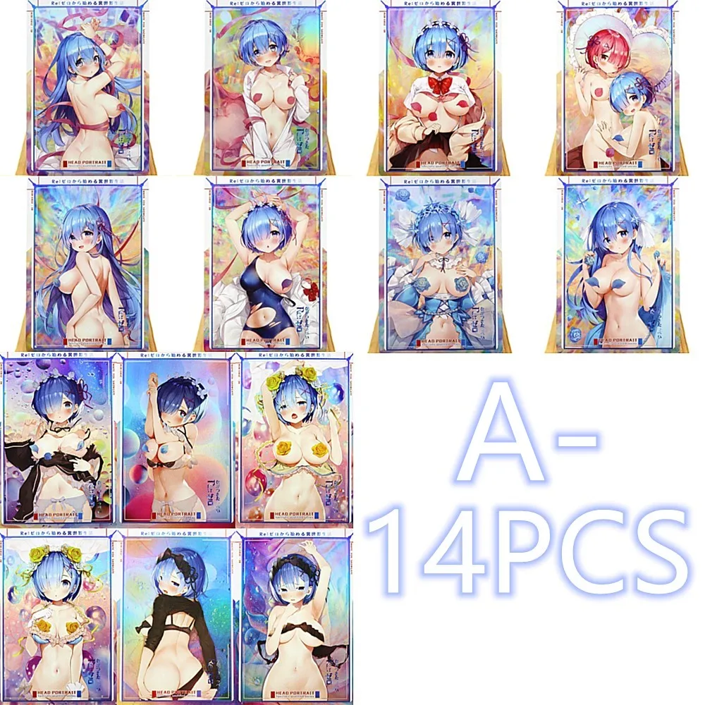 Anime Nakano Nino Nakano Ichika Hatsune Miku Fate Rem Mitzu One Piece ACG Kawaii Classic Game Anime Collectible Card Toy