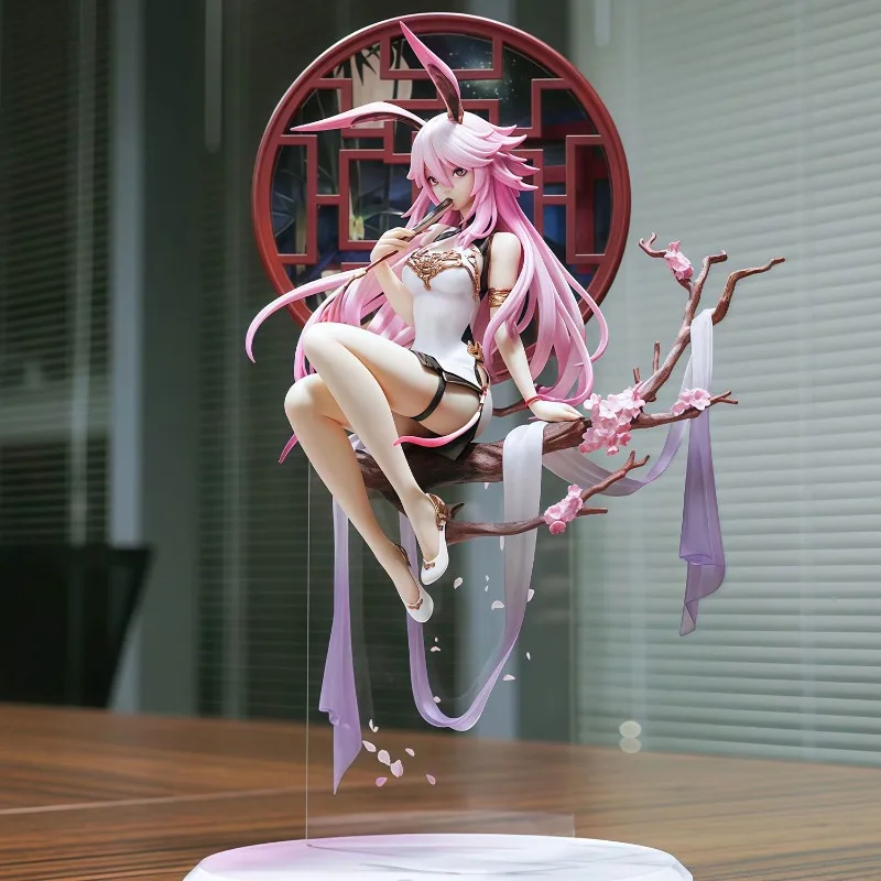 Em estoque cheongsam yae sakura [edição superior] série de animação limitada gk figura modelo estátua ornamento brinquedo da moda presente