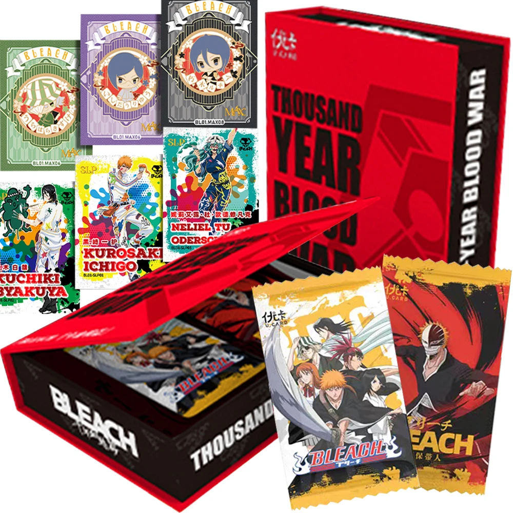 

Коллекционные карты Bleach, крутые, очаровательные и модные персонажи аниме, искусство, изысканная серия, тематические портретные карты, подарки для друзей