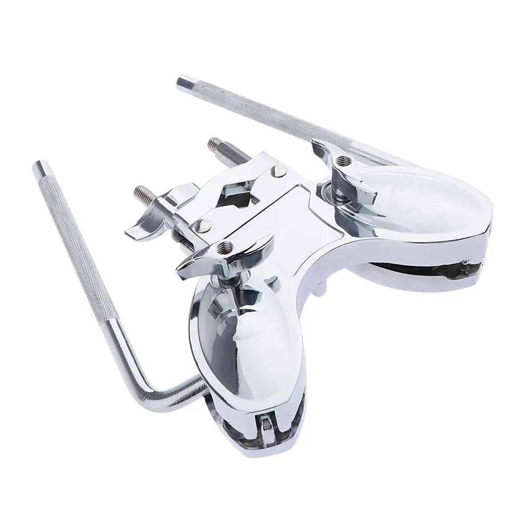 Anti-slip Folding Bike Kickstand Double Tom Clamp Holder for The Musical Performance of Drummers Folding Bike Accessories