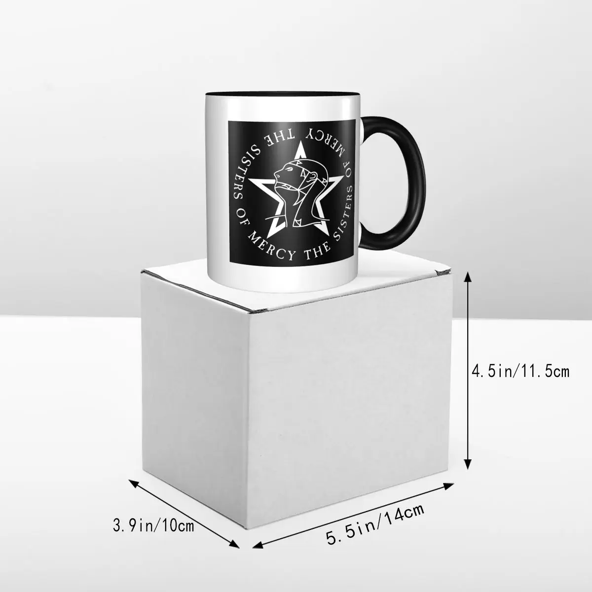 جولة النص شعار القوطي أخوات الرحمة القدح مضحك أكواب القهوة السيراميك أكواب الشاي كوب حليب درينكوير هدايا للمرأة رجل