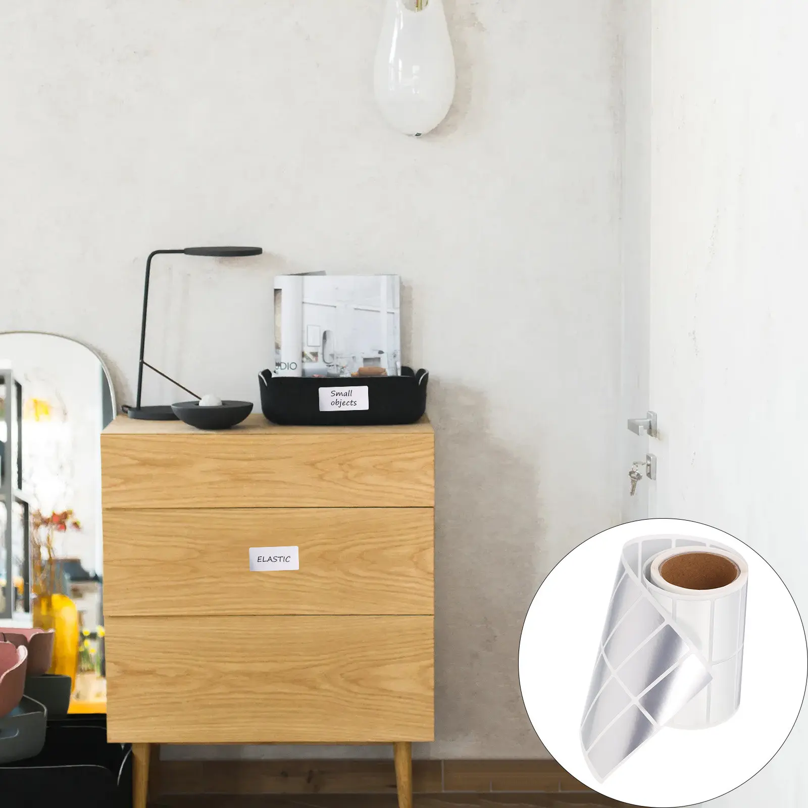 

Рулон матовых самоклеящихся этикеток для печати: для адресов доставки, имен, ценников, маркировки, офиса, школы