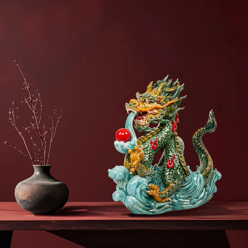 

Ceramic Xianglong Home Furnishing Living Room Office Desktop Decoration Porch Ornament