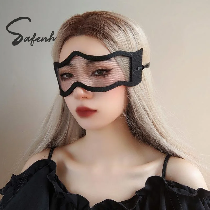 섹시한 여성 아이 페이스 마스크 코스프레 가장 무도회 파티 댄스 파티 할로윈 의상 파티 마스크 아이 페이스 마스크 재사용 가능