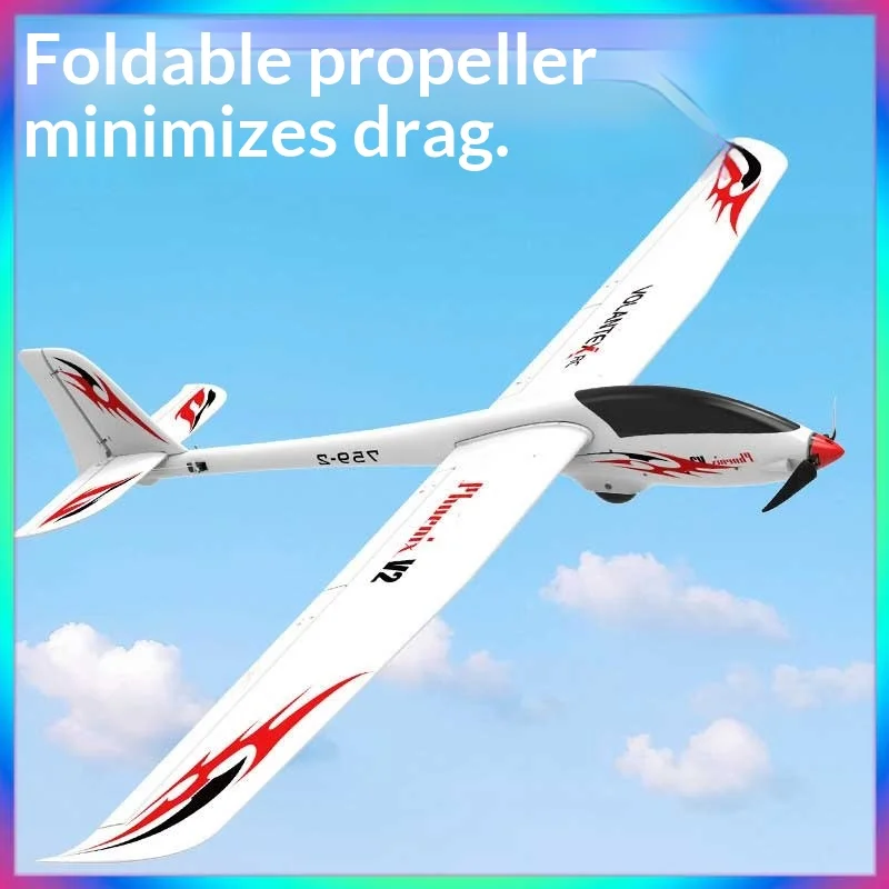 Volantex 759-2 2000mm Wingspan Glider Brushless Rc Airplane Professional Fpv Fixed Wing Drone With Flaps