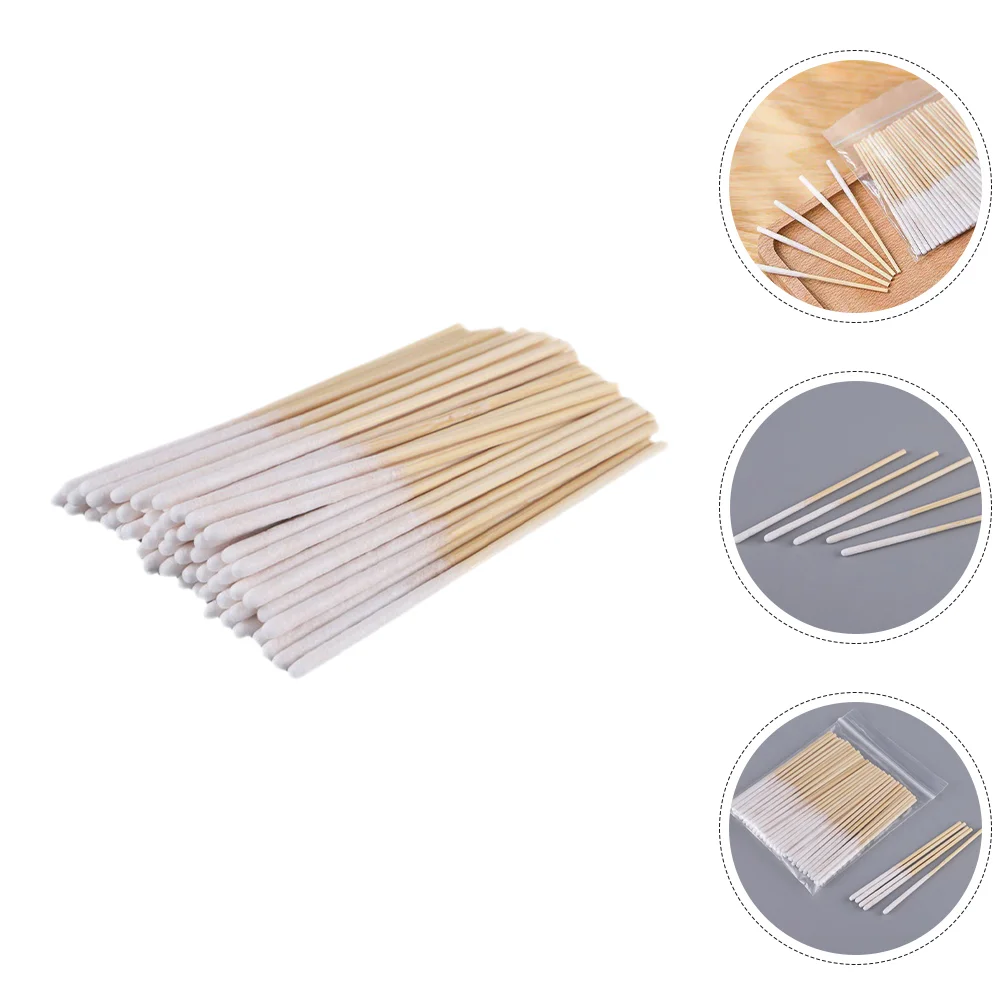 

60 Pcs Beauty Applicator Cotton Swab Makeup Accessories Swabs Clean for Accessory Women