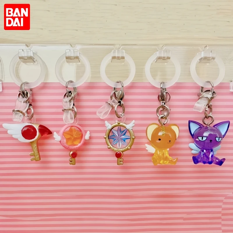 

Bandai Gashapon Card Captor Sakura Cerberus Sakura Magic Rod Sunny Doll Зонтик Подвеска Брелок Фигурки Модель Игрушки Подарок