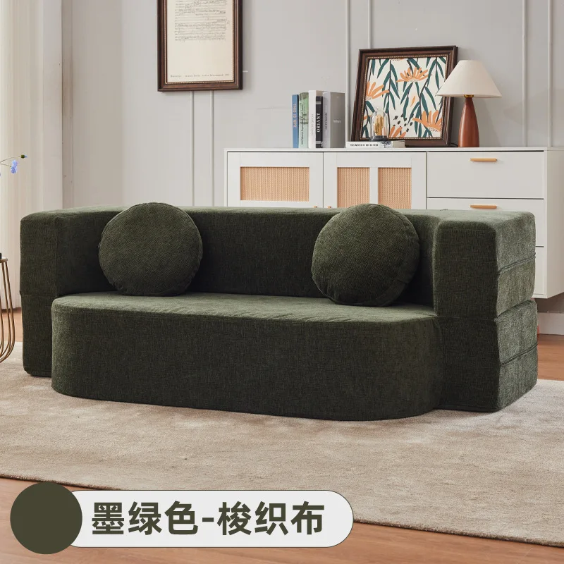 New Warehouse Vacuum Compression Sofa 200*100*70cm Sofa Modular Floor Boneless Couch Nordic Multi Function Compression Sofa Bed