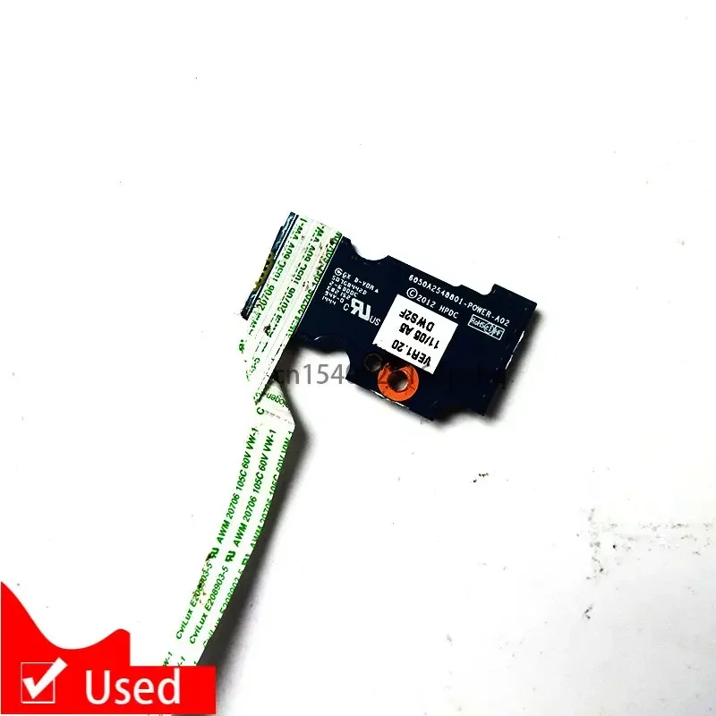 Used Laptop Power Button Switch Board For HP ENVY 15-J M6-N  15-Q   6050A2548801