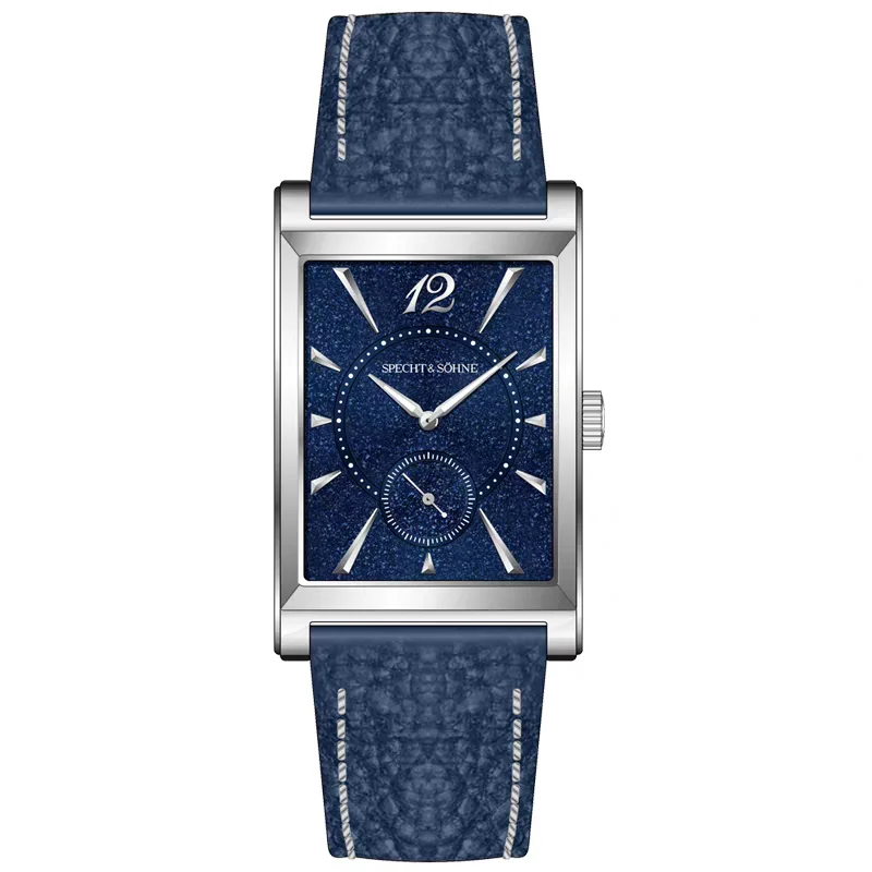 2026 Specht&Söhne Ultra Thin 7.5mm Rectangular Watch Japan Quartz