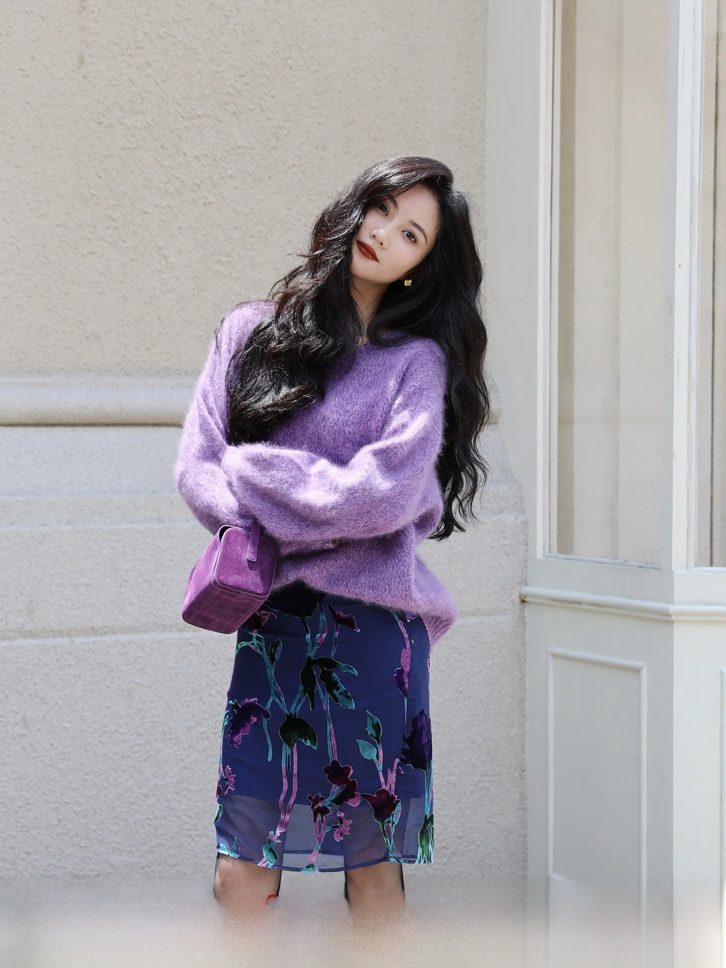 

Soft Pluy женский вязаный свитер осень-зима Aosphere Lazy Sle TAIYANG OFFICE теплый тонкий шерстяной длинный свек круглый топ Ne