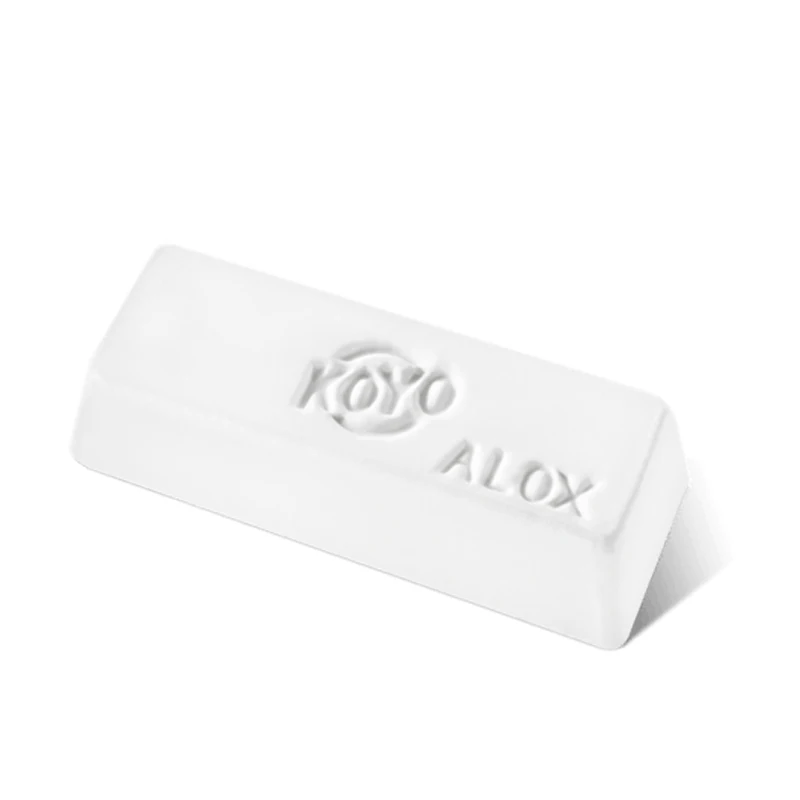KOYO ALOX-5 White Polishing Compound 320g Mirror Finish for Platinum Titanium & Non-Ferrous Metals Japanese Premium Buffing Bar